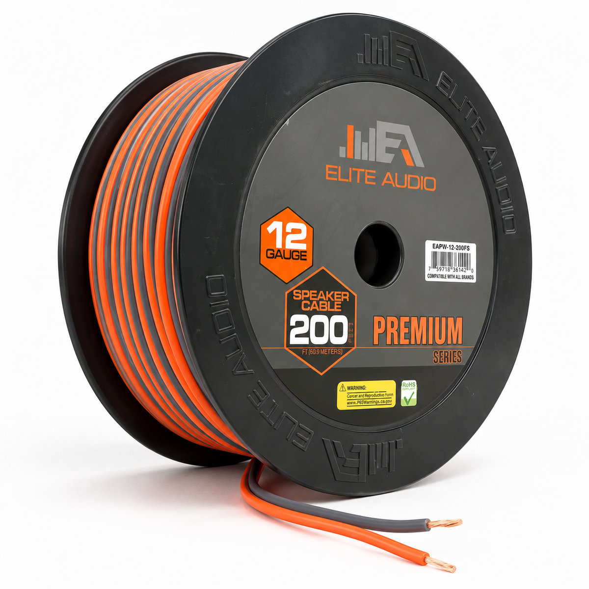 Elite Audio EA-PRM12G-SPWR 12 Gauge CCA Speaker Wire 