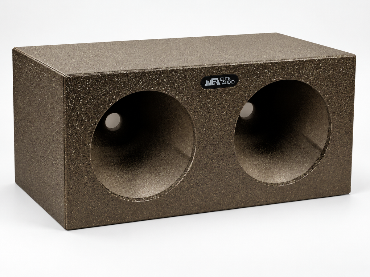 Elite Audio Enclosures  Universal Dual 8” Sealed - Premium USA Made 