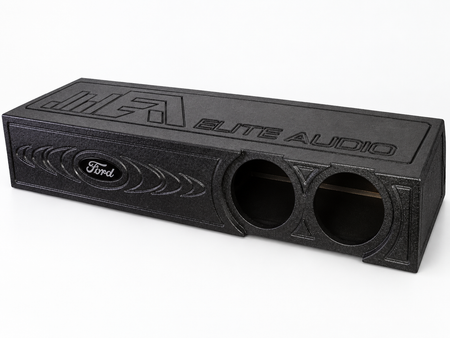 Elite Audio Ported Subwoofer Enclosure for Dual 8” Subs – Fits Ford F-150 Crew Cab 
