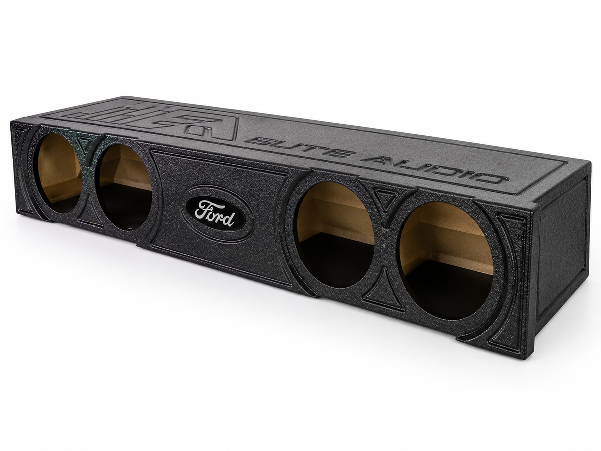 Elite Audio Ported Front-Firing Subwoofer Box – Universal Fit for Ford F-150 & Super 