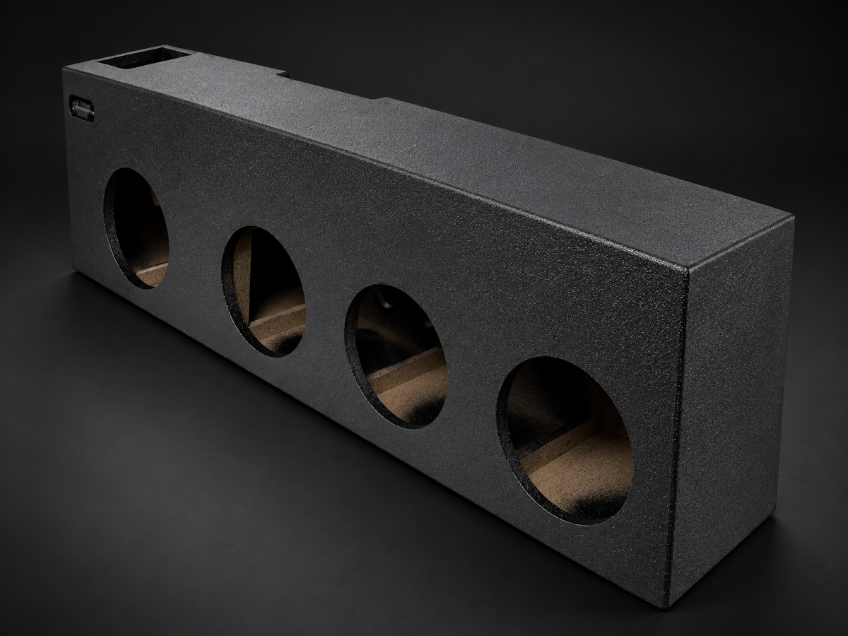 Quad 8 Ported Subwoofer Box, RAM Mega & Regular Cab 2006-2024