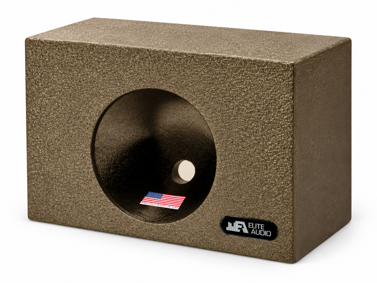  Single 10 Angled Truck Wedge Subwoofer Box (Pair)