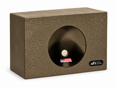 Elite Audio Single 10 Angled Truck Wedge Subwoofer Box