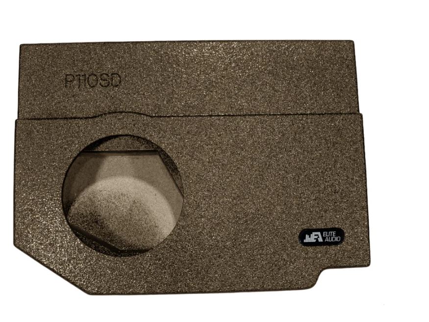 Elite Audio Single 10" Sealed Sub Box RAM Quad Cab 02-18