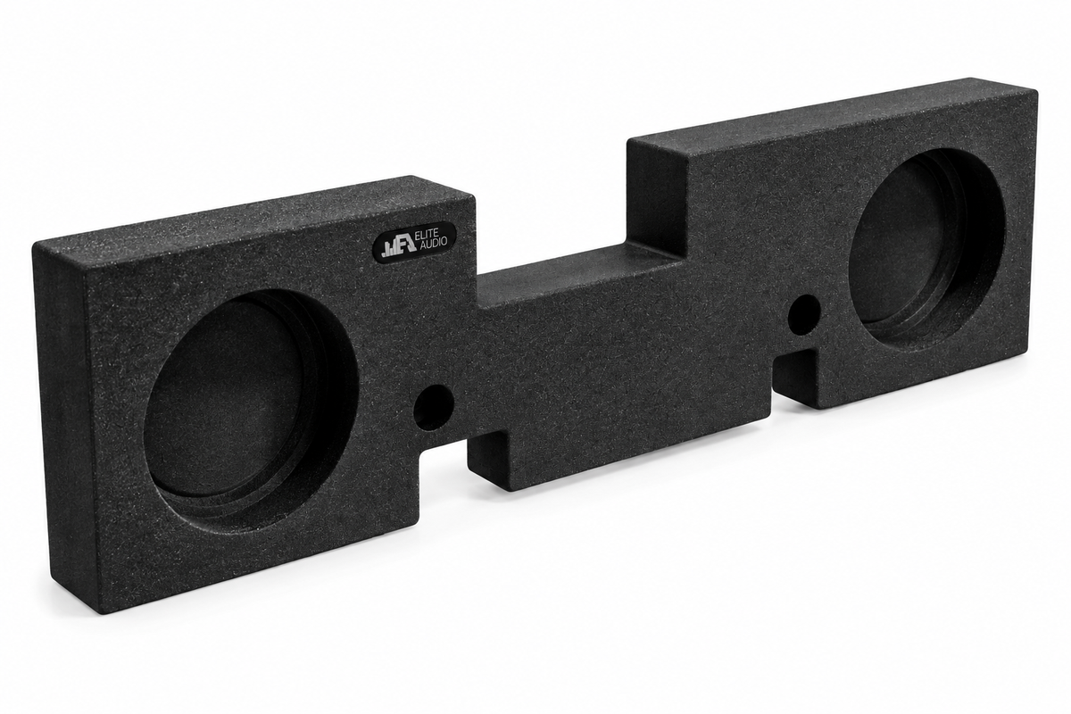 EAG Dual 10" Behind-Seat Subwoofer Box, Ford F-150 Crew