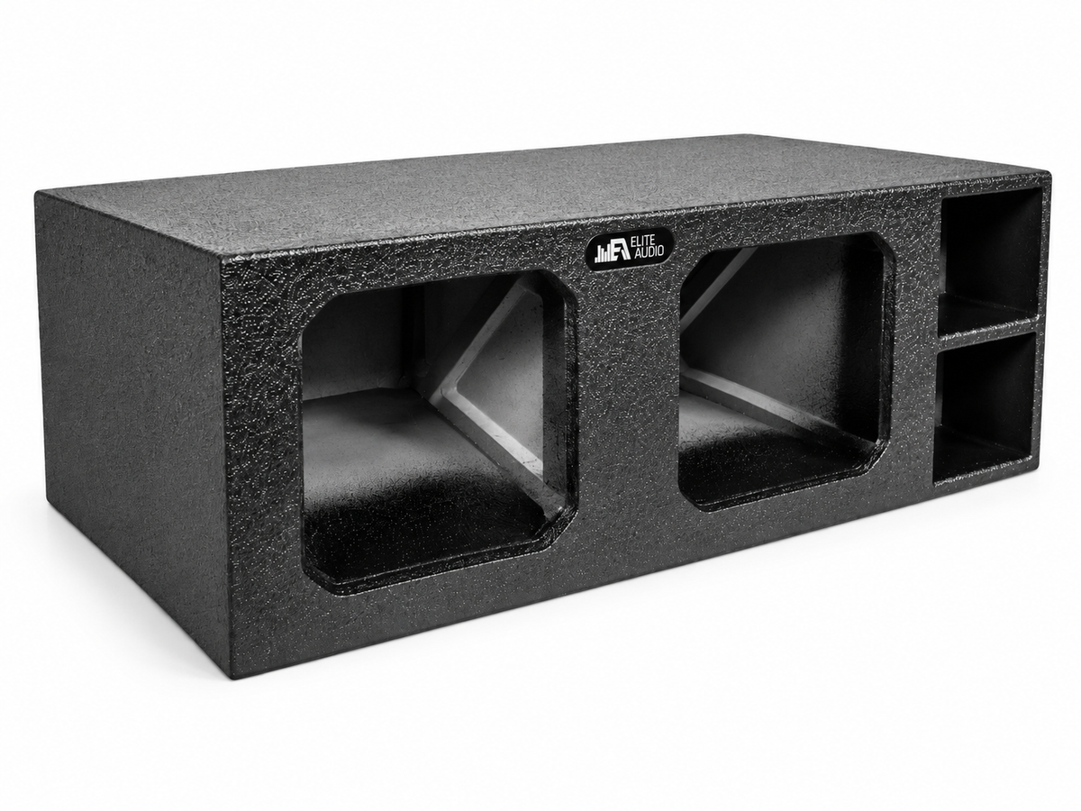 Elite Audio Dual 10" Ported XL SPL Universal Subwoofer Box for Kicker 