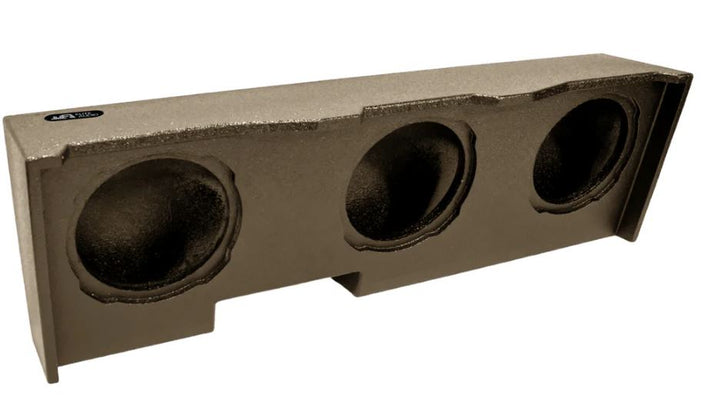 Elite Audio Triple 10" Sealed Subwoofer Box, Silverado Crew Cab 2019+