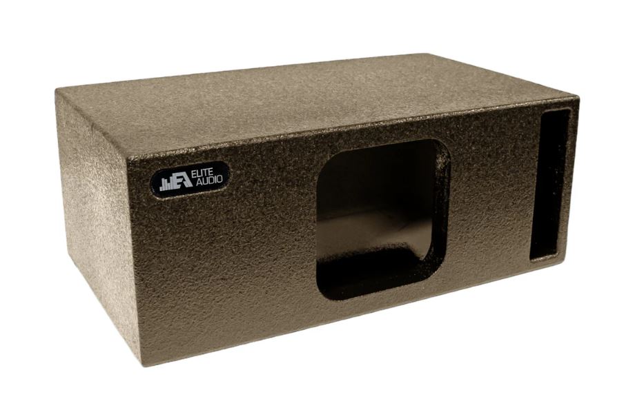 Elite Audio Single 8" Ported XL SPL Universal Subwoofer Box for Kicker Solo-Baric
