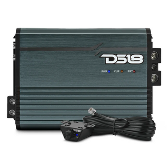 DS18 FRP Full Range Class D 1 Channel Amplifier 1500 Watts Rms @ 1 OHM - TITANIUM