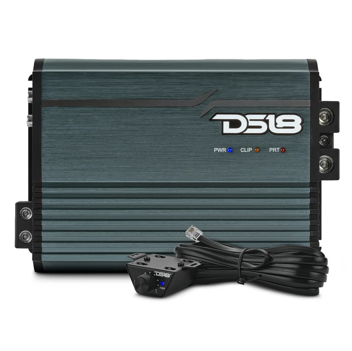 DS18 FRP Full Range Class D 1 Channel Amplifier 1500 Watts Rms @ 1 OHM - TITANIUM