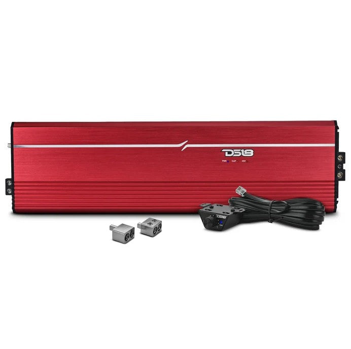 DS18 FRP-12K/RD- FRP Full Range Class D 1 Channel Amplifier 12000 Watts Rms @ 1 OHM - RED