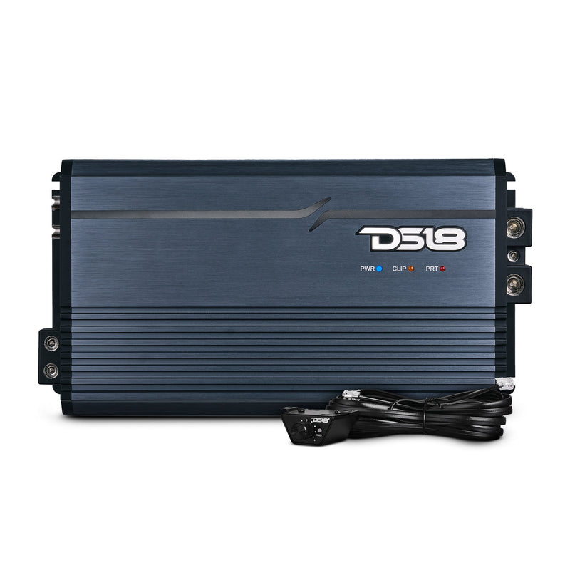 DS18 FRP Compact Full-Range Class D 1-Channel Amplifier 3,500 Watts Rms @ 1-Ohm Titanium