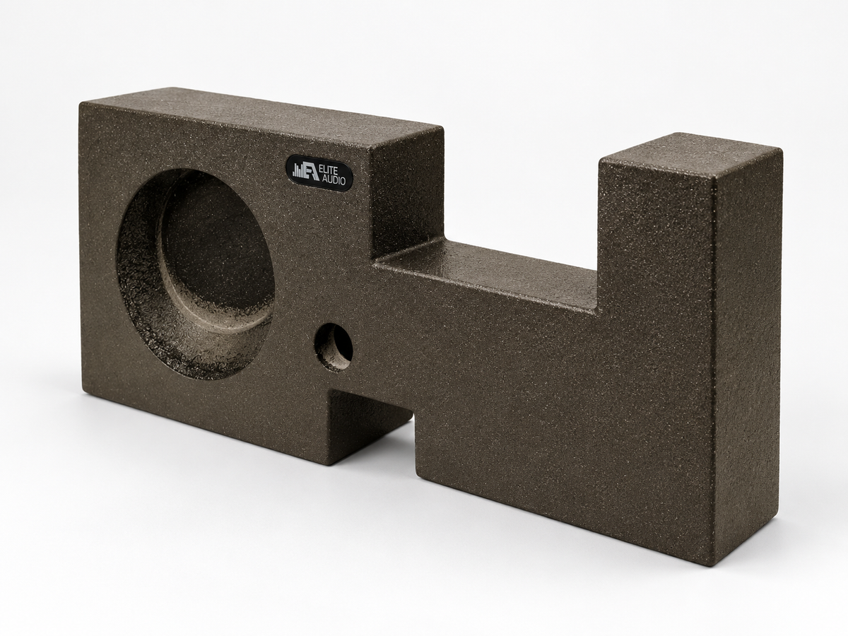 Elite Audio Enclosures  Ford F-150 SuperCrew 2015+ Single 10 Behind The Seat - Premium 