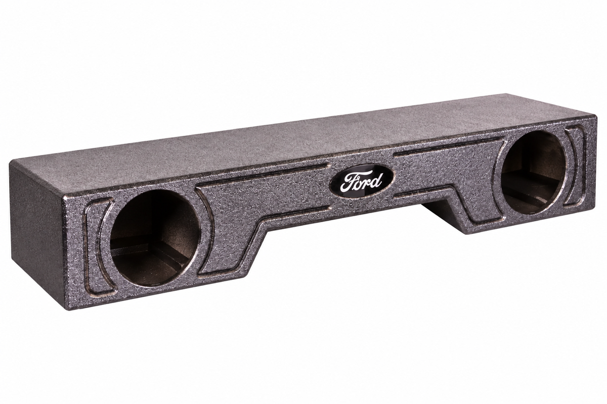 dual 8" subwoofer Enclosure for 2004 to 2008 ford f150 super crew 4 door