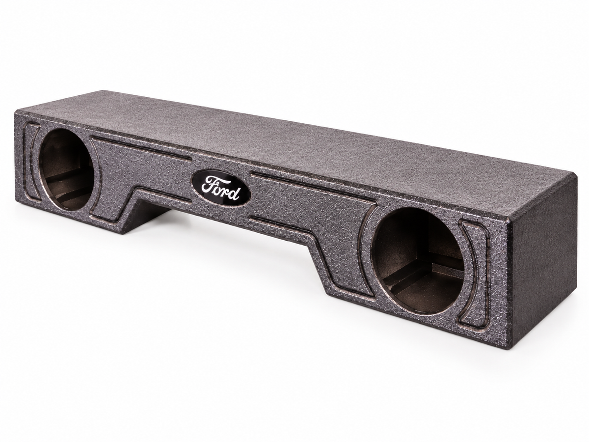 Audio Custom dual 8" subwoofer Enclosure for 2004 to 2008 ford f150 super crew 4 door