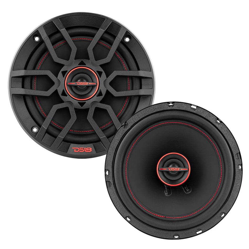 DS18 GEN-X 6.5" 3-Way Coaxial Speakers 50 Watts Rms 4-Ohm