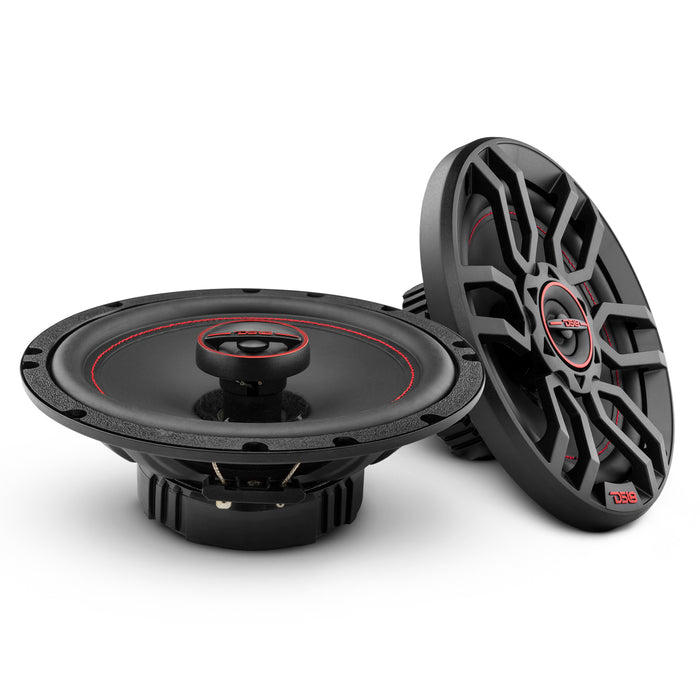 DS18 PKG-G669 Full-Range 6.5" & 6x9" Coaxial Speaker Package with Amp, OEM Fit Adapters & Wiring Kit