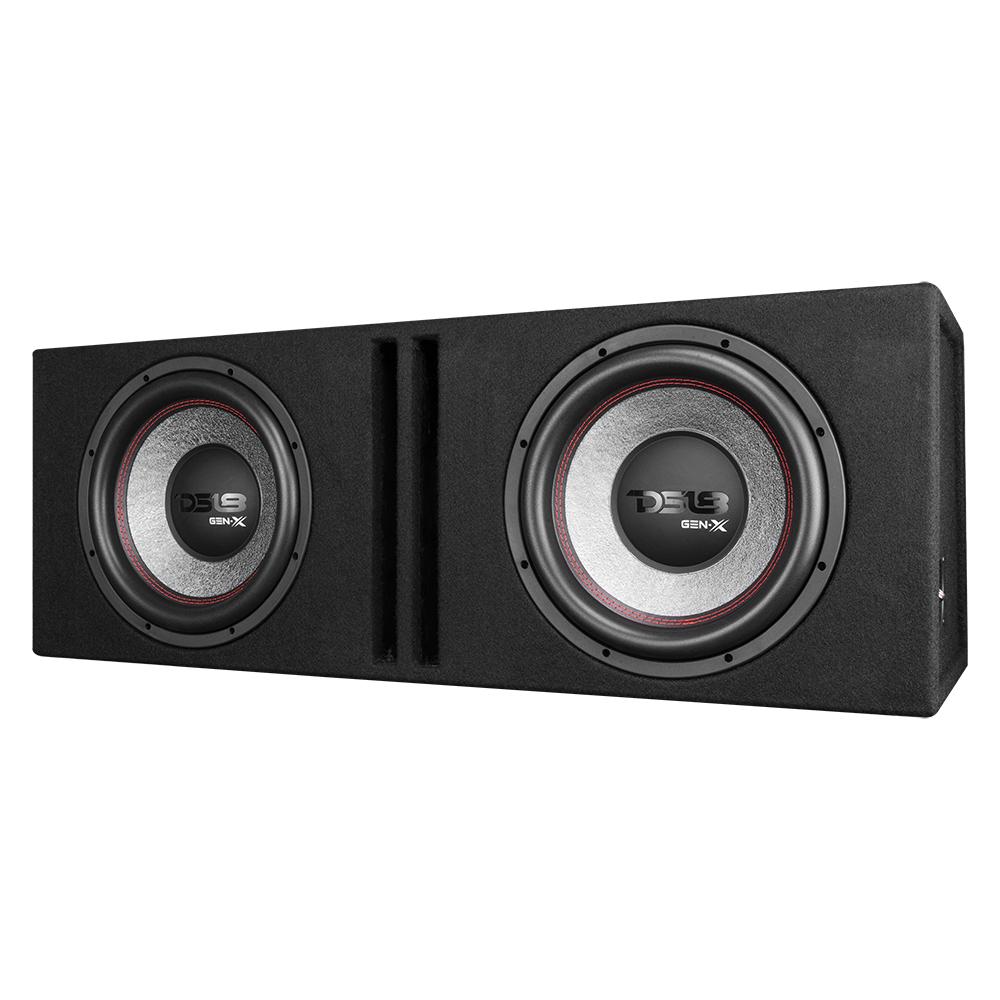 DS18 GEN-X212LD dual 12-inch loaded ported enclosure - view 3