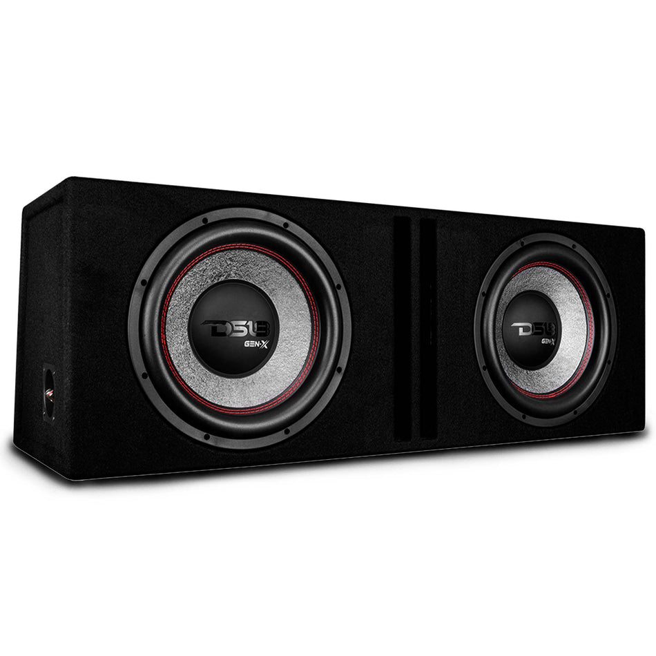 DS18 GEN-X212LD dual 12-inch loaded ported enclosure