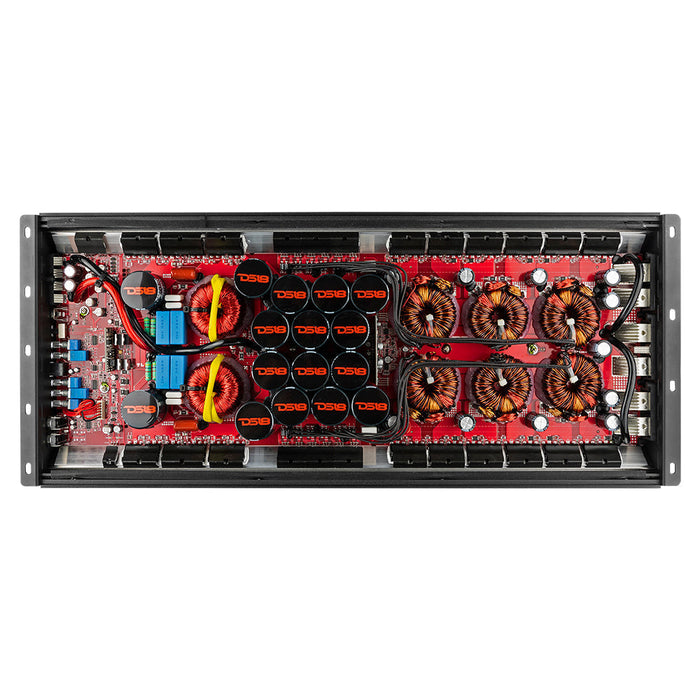 HOOLIGAN KO Silver 1-Channel Amplifier with Voltmeter 10000 Watts Rms @ 1-Ohm Made In Korea