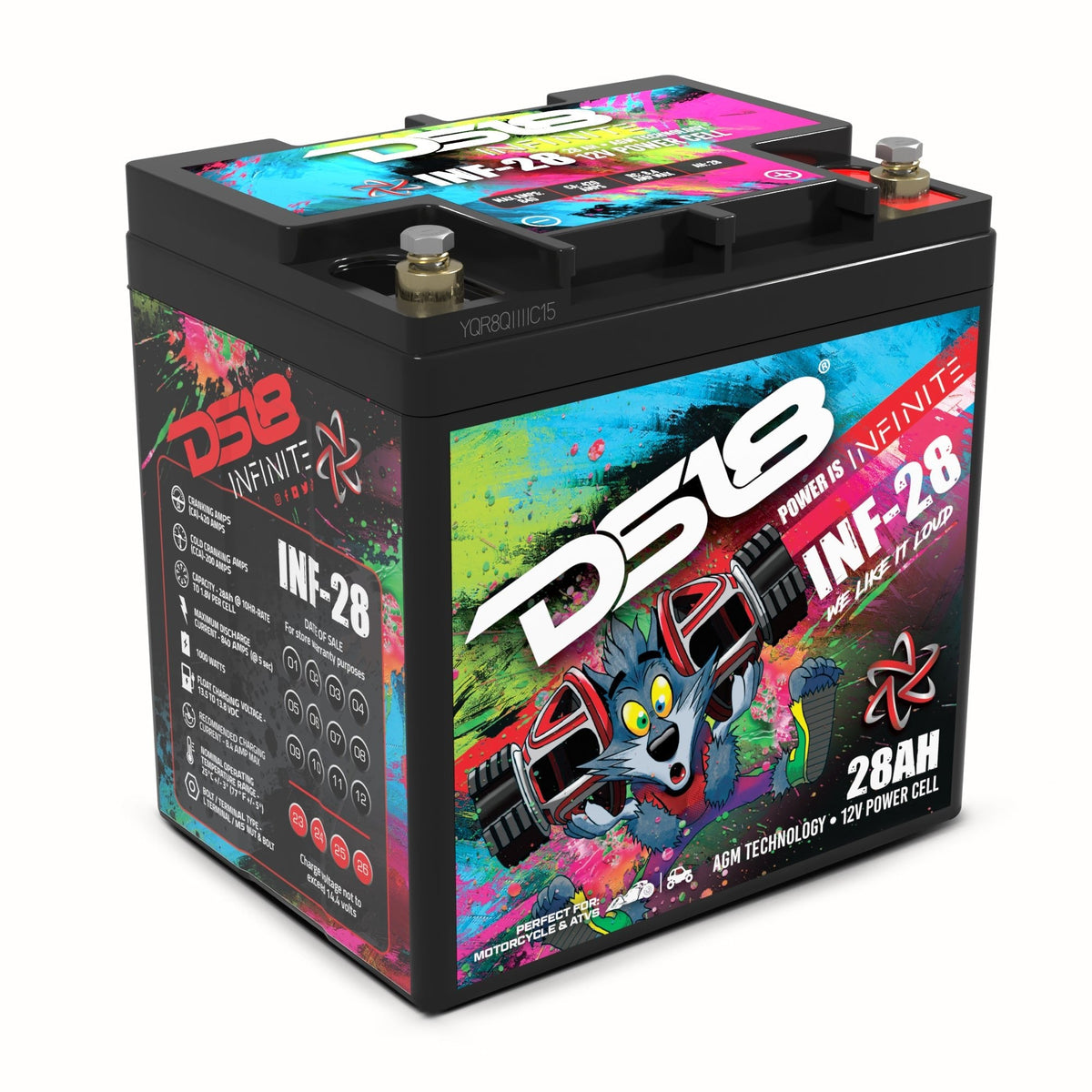 DS18 INF-28 28Ah AGM battery