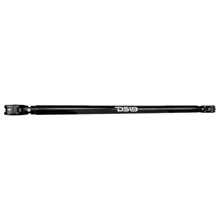 DS18 DS-JK-TUBE/BK JK/JKU Mounting Tube W/ Mobile Clamps Perfect for Mounting Towers/Pods on Roll Bars and Cages Black