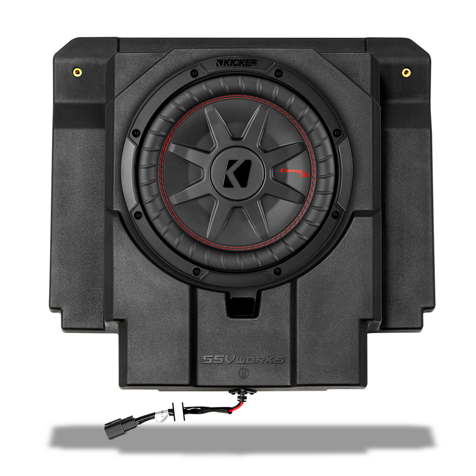 SSV Works 250-MAVR-BS10U Can-Am Maverick R 4-Seater Rear Subwoofer Enclosure 2024–2026 | LH/RH Fitment