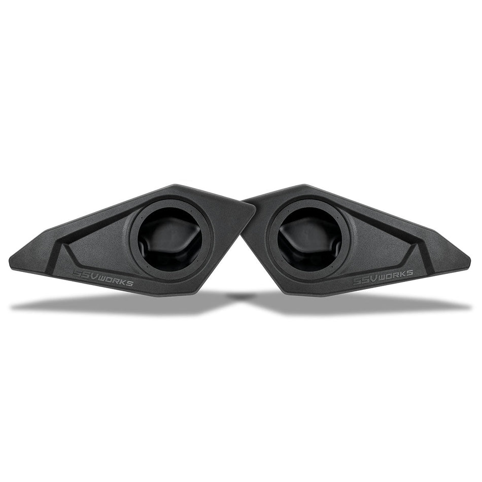 SSV Works 240-MAVR-DF65U Can-Am Maverick R 6.5" Lower Door Speaker Pods 2024–2026 Models