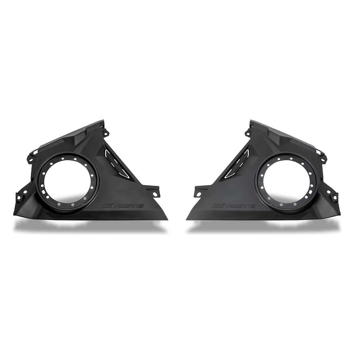 SSV Works 240-MAVR-F65U Can-Am Maverick R 6.5" Front Dash Speaker Panels 2024–2026