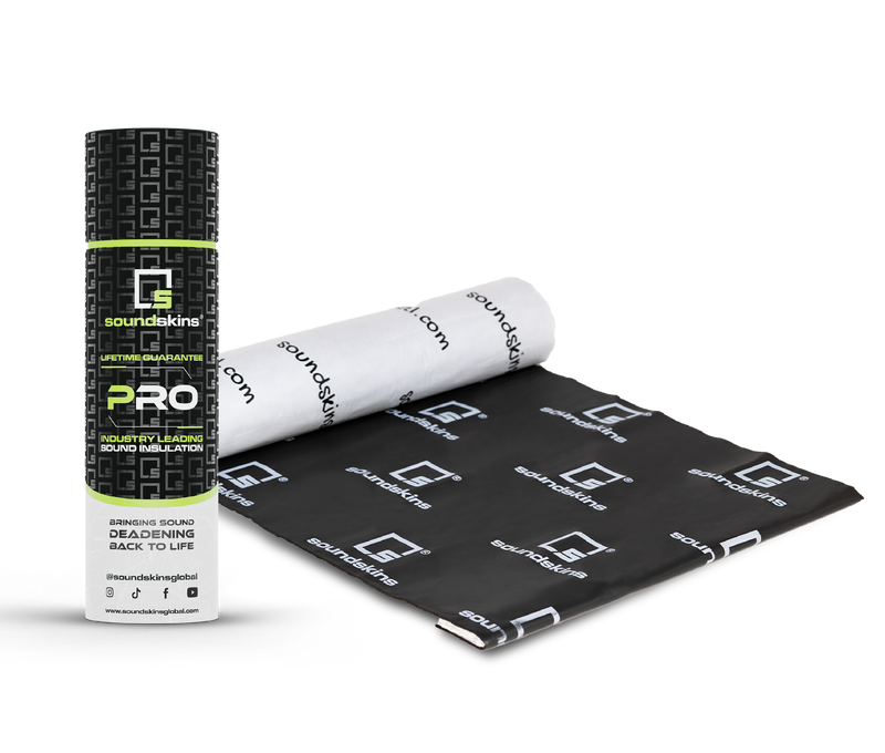 SoundSkins | Pro Two Door Sound Deadening Kit | SSPRO-1 | 3 Layers (Acoustic Foam, Foil, Rubber Butyl), 11 sq ft