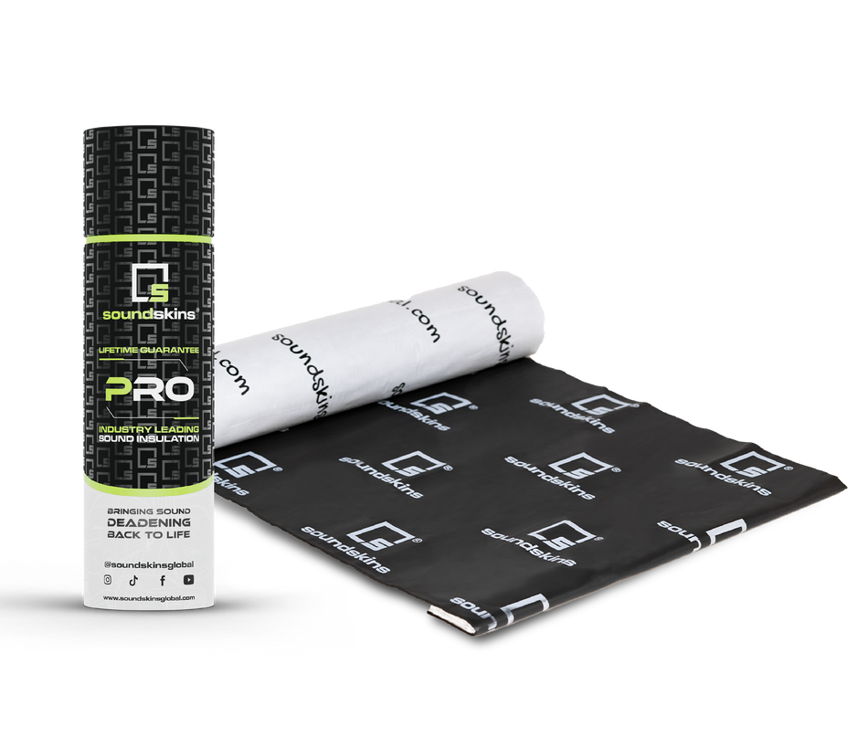 SoundSkins | Pro Two Door Sound Deadening Kit | SSPRO-1 | 3 Layers (Acoustic Foam, Foil, Rubber Butyl), 11 sq ft