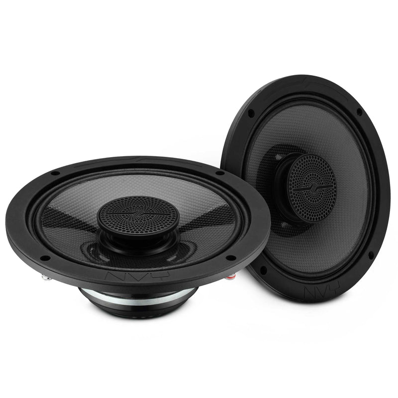 DS18 NVY-8HDCFSL-N4 8” Slim Hybrid Loudspeakers 250W RMS 4 Ohm – Compression Driver, Carbon Fiber Cone, Neodymium Magnet