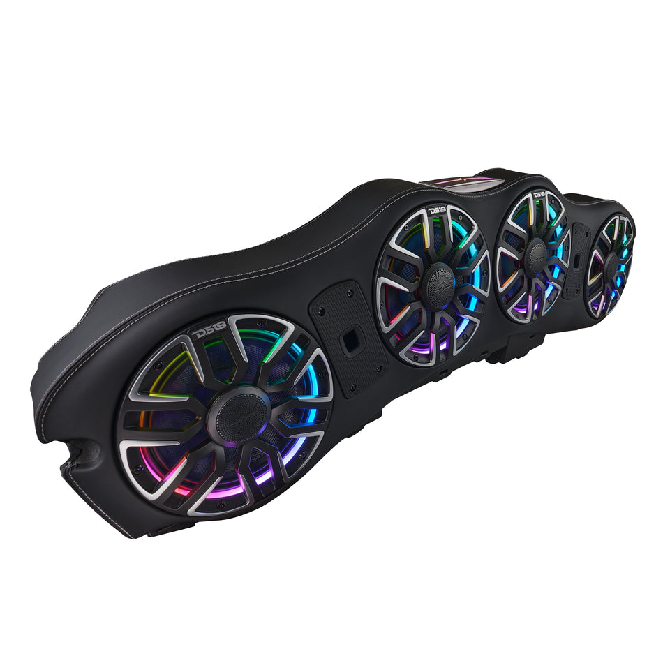 DS18 Jeep JL/JLU/JT 2024-Up Sound Bar System – 8” Marine Speakers & LED Lighting