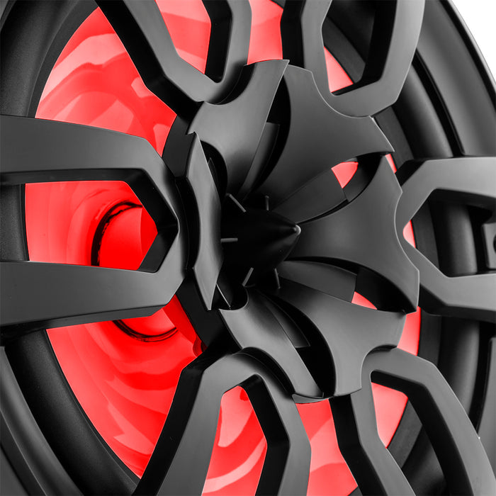 10-inch black marine speakers