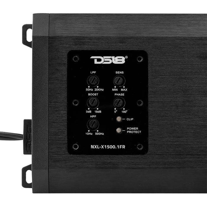 NXL 1-Channel Full Range Class D Water Resistant IP67, Digital Monoblock Subwoofer Amplifier, Input Selector-X1500.1FR Marine & Powersports Amplifier