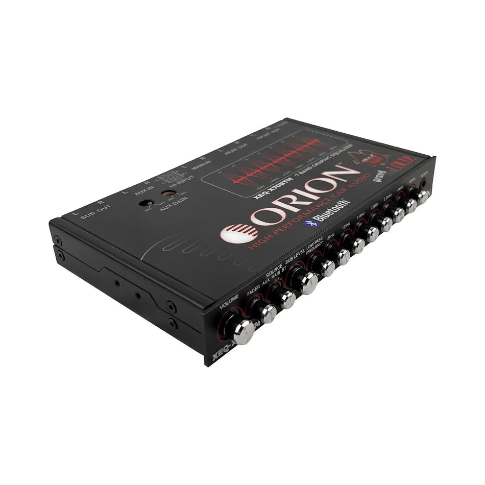 Orion XTR XEQ-X7 7-Band Graphic Equalizer w/ Front AUX Input