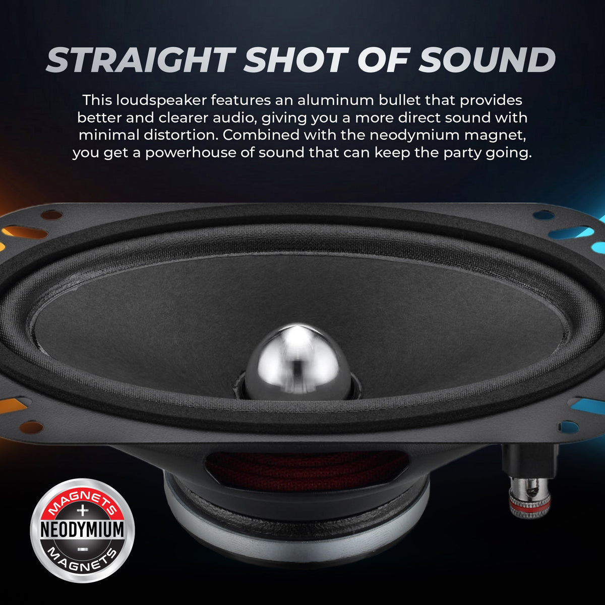 DS18 PRO-FR46NEO 4x6-inch full-range loudspeaker - view 3