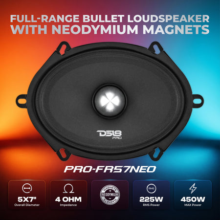 DS18 PRO-FR57NEO 5x7-inch full-range loudspeaker - view 2