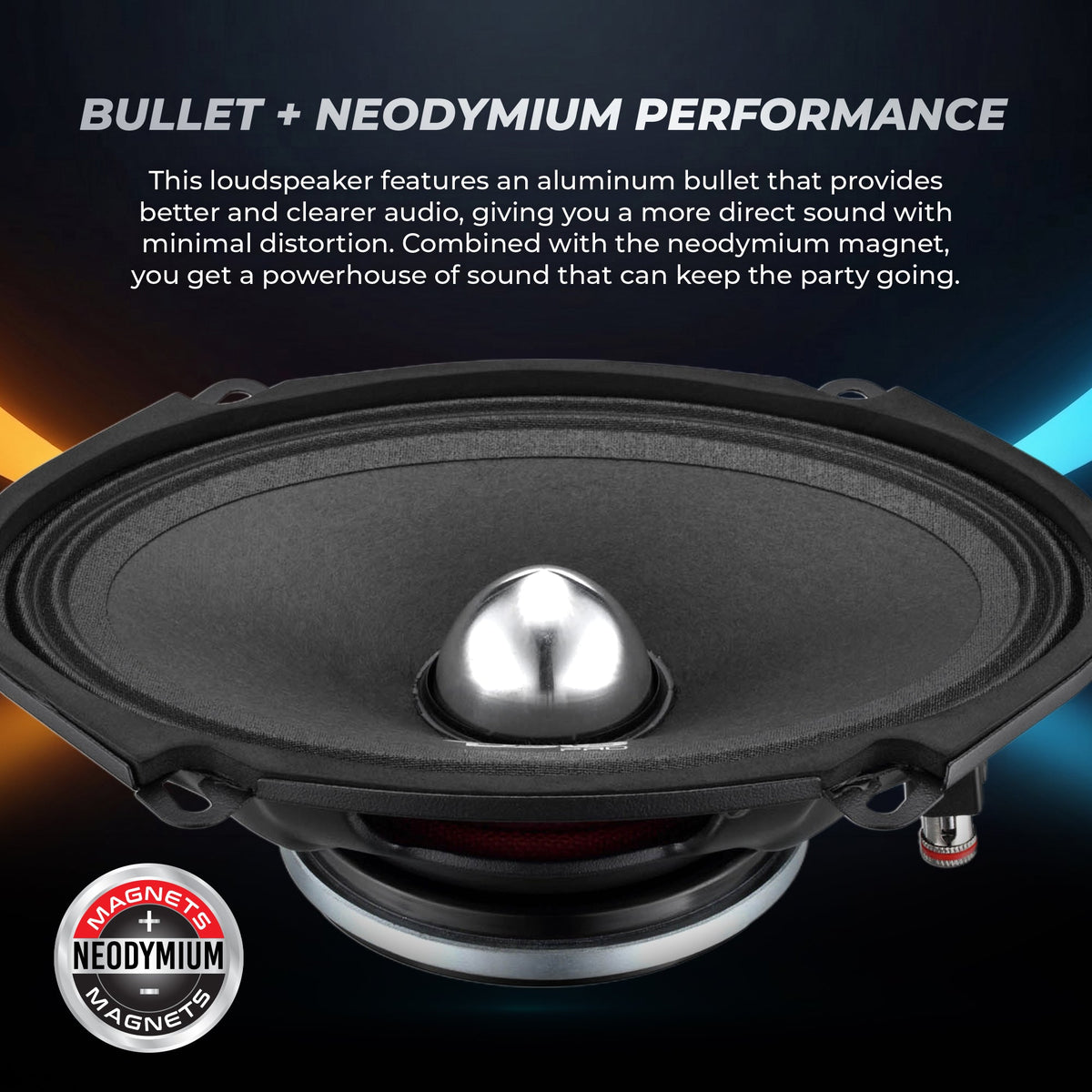 DS18 PRO-FR57NEO 5x7-inch full-range loudspeaker - view 3