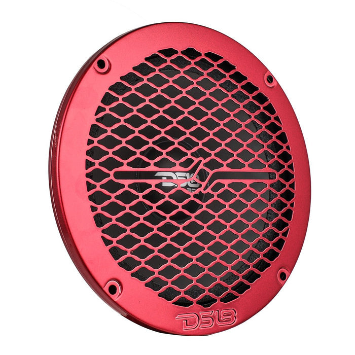 DS18 PRO-GRILL6MS/RD 6.5" Universal Shallow Metal Mesh Speaker Grill Cover