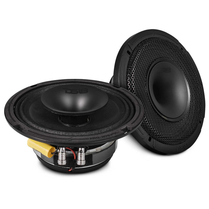 DS18 PRO-HY6MSL 6.5" Mid-Range Shadow Slim Loudspeaker with Built-in Driver 300 Watts 8-Ohms