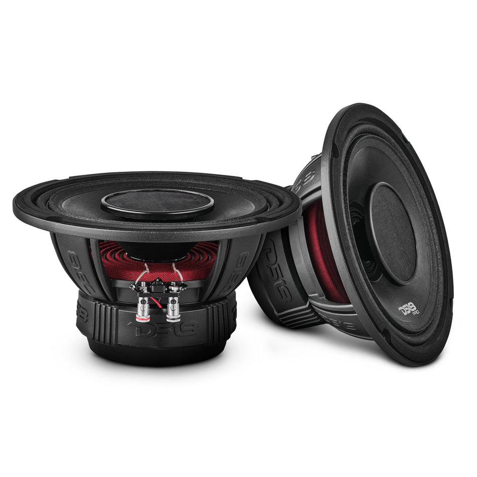 DS18 PRO 8" Coaxial Hybrid Mid-Range Water resistant Cone Loudspeaker with Built-in Driver 250 Watts Rms 4-Ohm