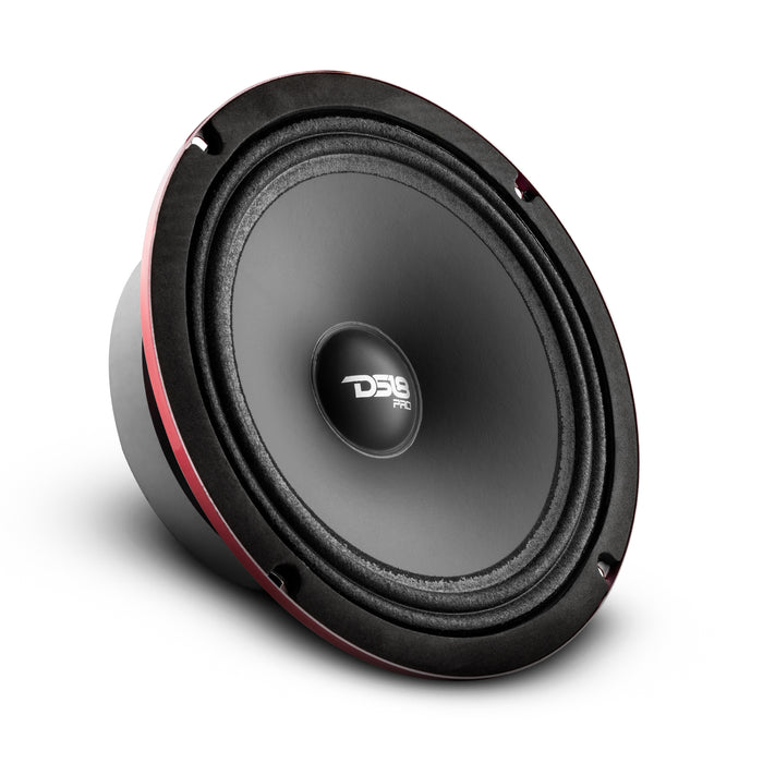 DS18 PRO-SM8.2 8" Shallow Water-Resistant Mid-Range Loudspeaker – 250W RMS, 2-Ohm