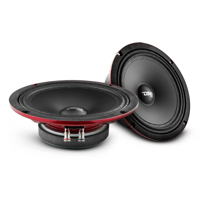 DS18 PRO-SM8.2 8" Shallow Water-Resistant Mid-Range Loudspeaker – 250W RMS, 2-Ohm