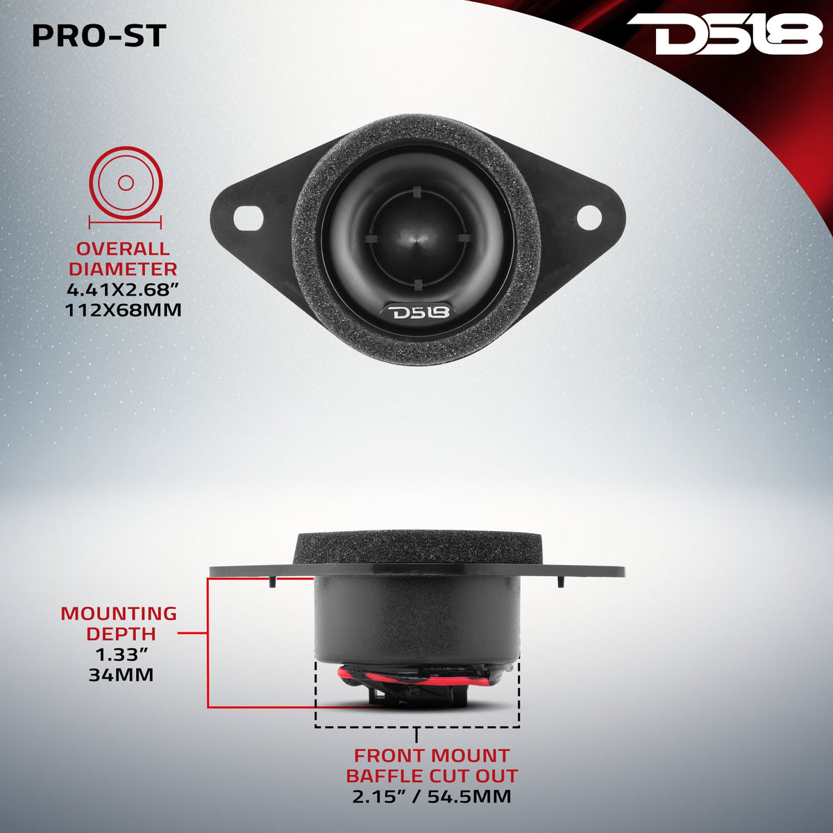 DS18 PRO-ST OEM replacement tweeter - view 7