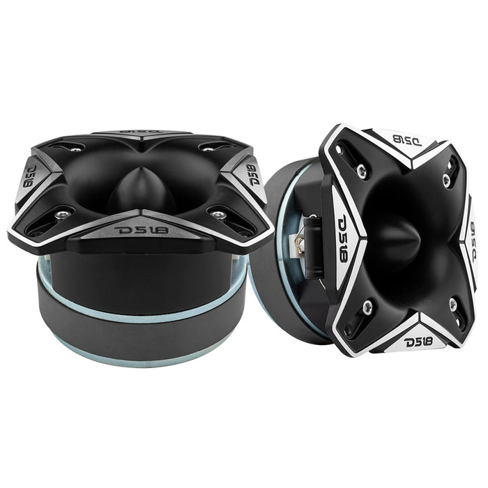 DS18 PRO-TWX3Ti 3.8″ Titanium Super Bullet Tweeter | 500W Max Car Audio Upgrade