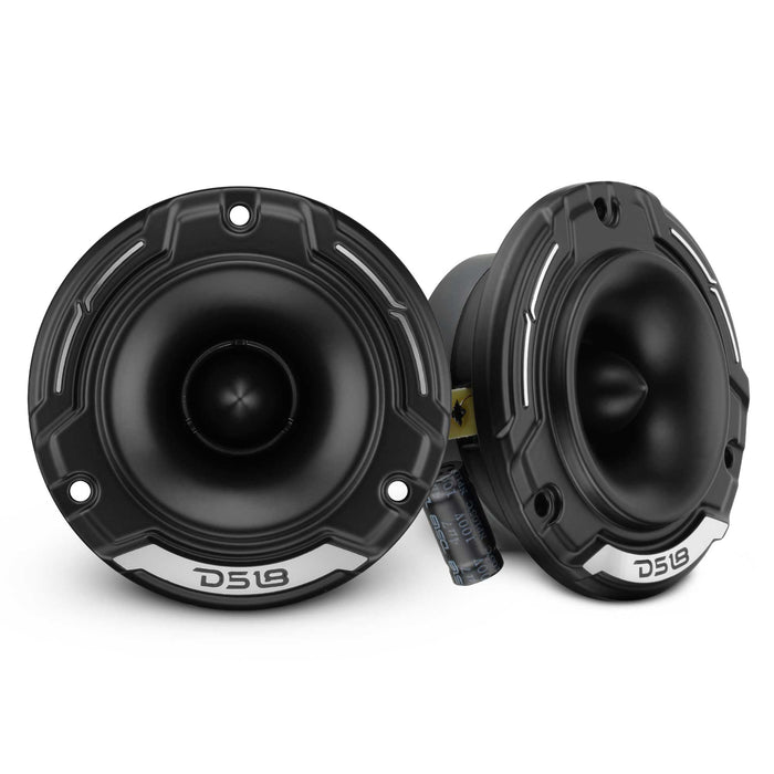 DS18 PRO-TWZ1S 3.8” Shallow-Mount Super Bullet Compression Tweeter with 1” Aluminum Voice Coil | 100W RMS 4-Ohm