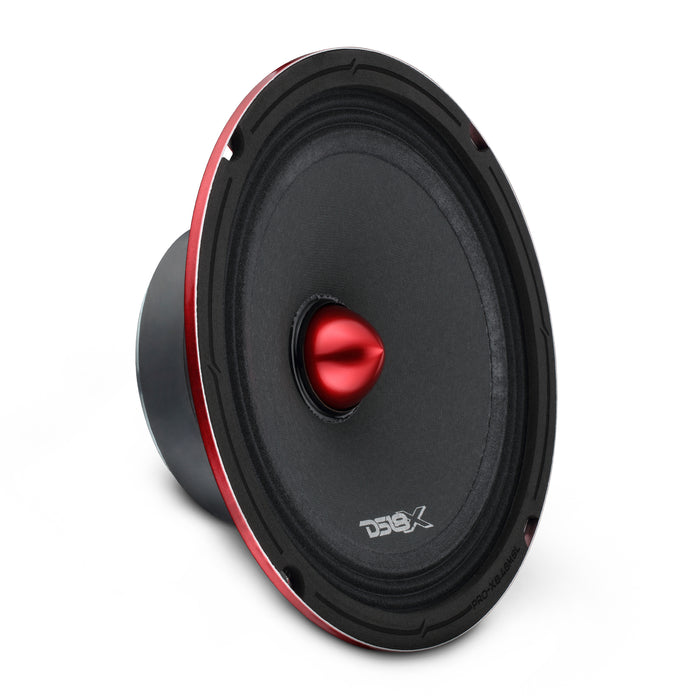 DS18 PRO-X8.4BMSL 8" Slim Shallow Mid-Range Loudspeaker with Bullet Tweeter | 250W RMS 4-Ohm