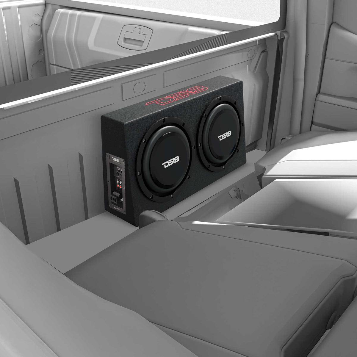DS18 PU210A 10-inch amplified truck subwoofer enclosure - view 2