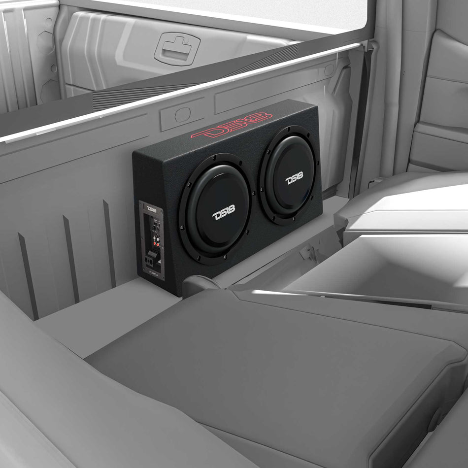 DS18 PU210A 10-inch amplified truck subwoofer enclosure - view 2